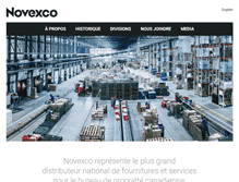 Tablet Screenshot of novexco.com